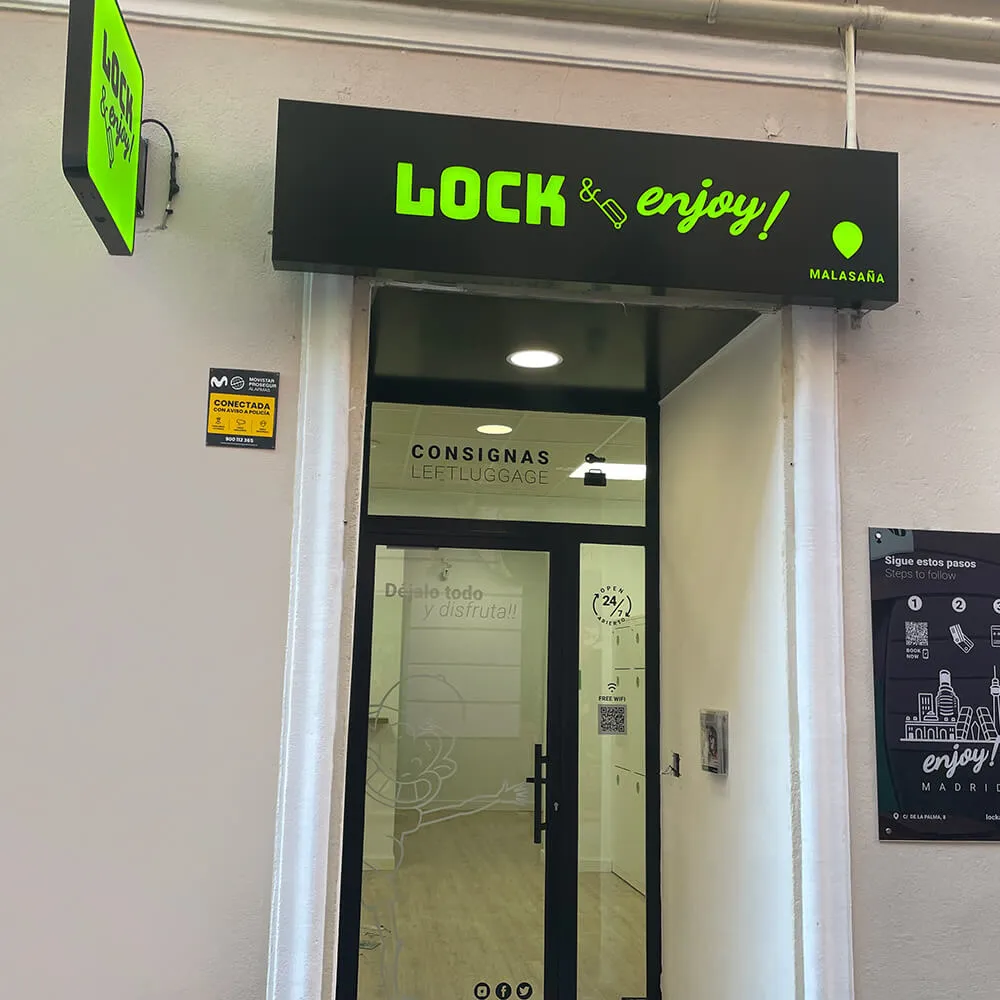 Consignas cerca de atocha en Madrid