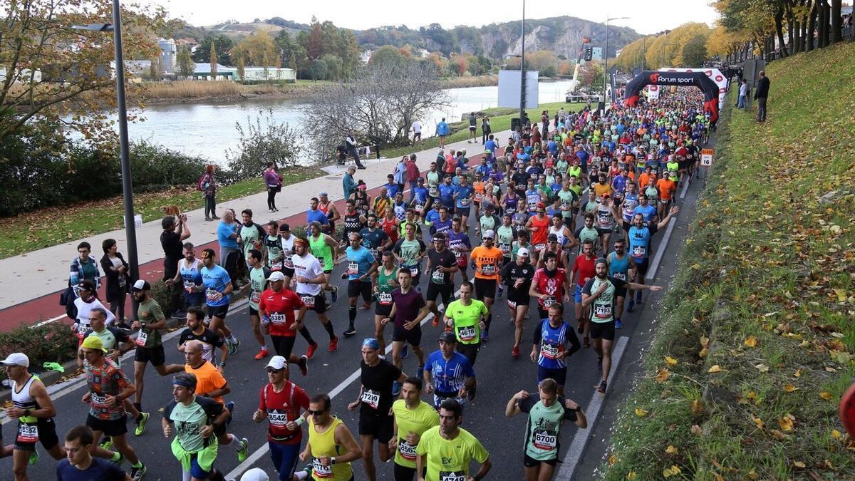 La Carrera Behobia en San Sebastián