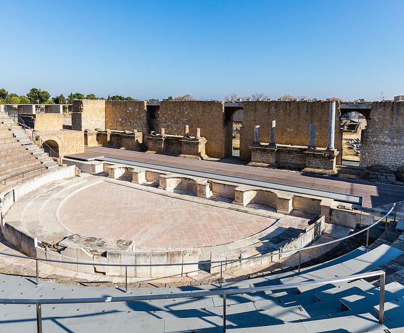 Anfiteatro romano en Itálica, Sevilla