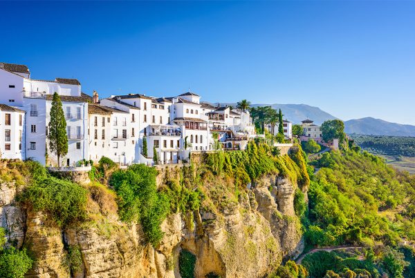 A village from the White Villages Route, part of a day trip from Seville