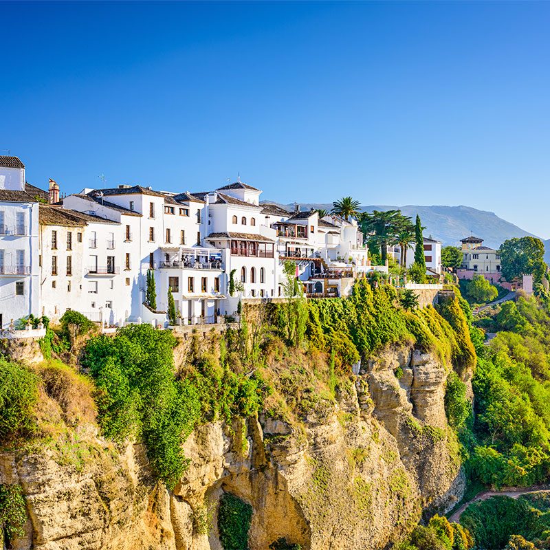 A village from the White Villages Route, part of a day trip from Seville