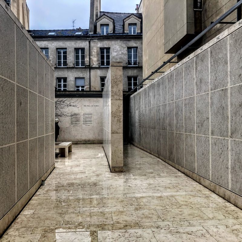 The Shoah Memorial in Paris, one of the significant cultural and historical sites among the free museums in Paris