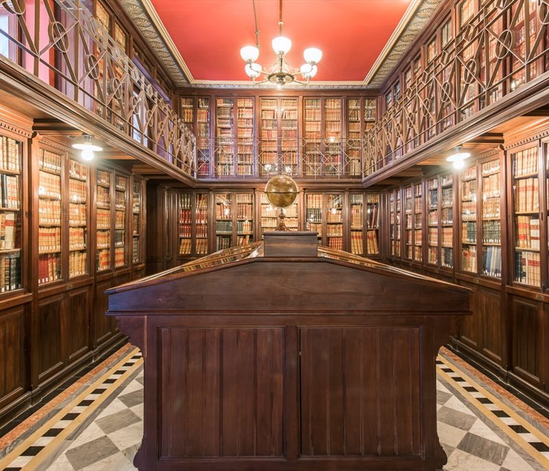 The interior of the Biblioteca Arús in Barcelona, a hidden gem and peaceful retreat among the secret corners of Barcelona