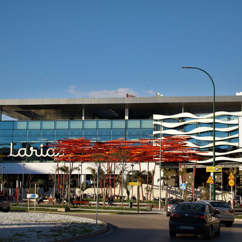 Exterior view of the Larios Centro shopping mall in Málaga