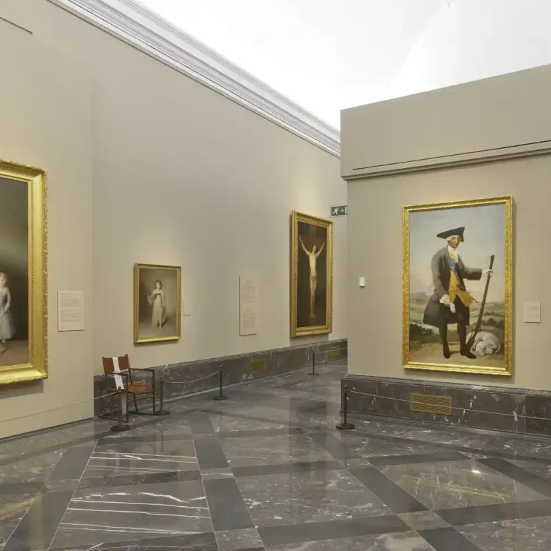 Des œuvres célèbres exposées au Musée du Prado, à Madrid, représentant des maîtres de l'art classique