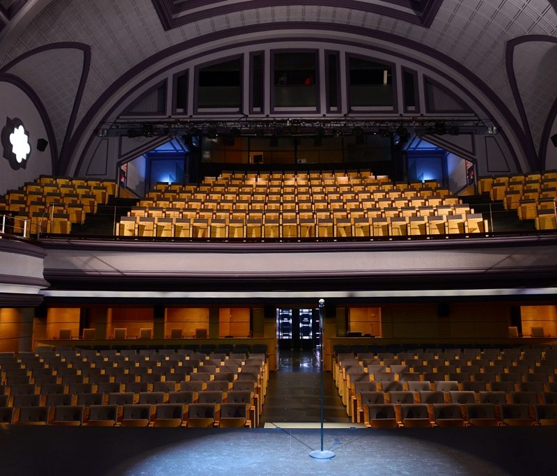 The interior of the Guiniguada Theatre during the Las Palmas International Film Festival