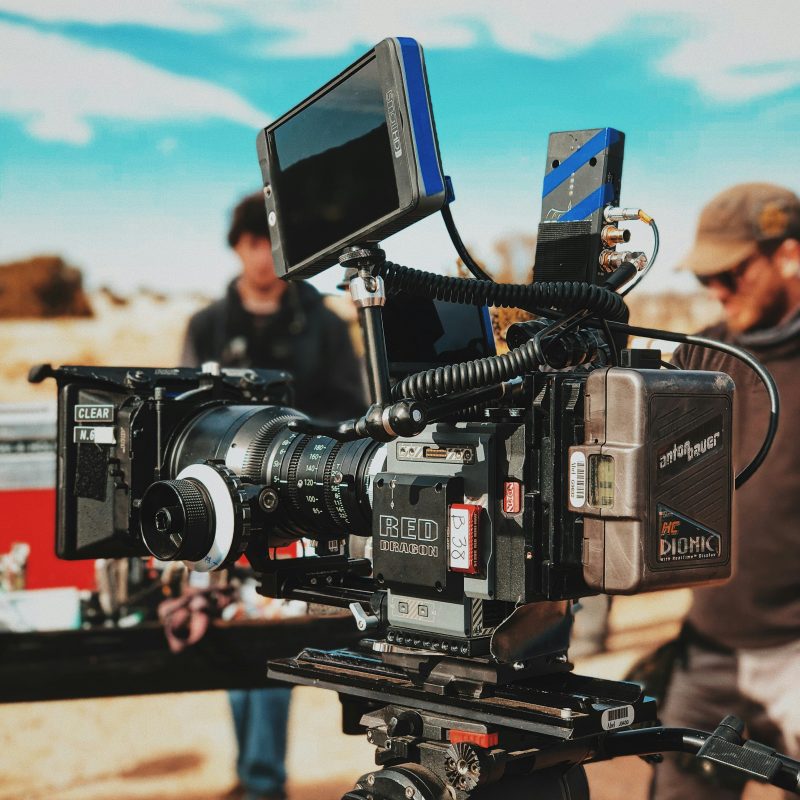 Une caméra de cinéma en plein tournage lors du Festival International de Cinéma de Las Palmas