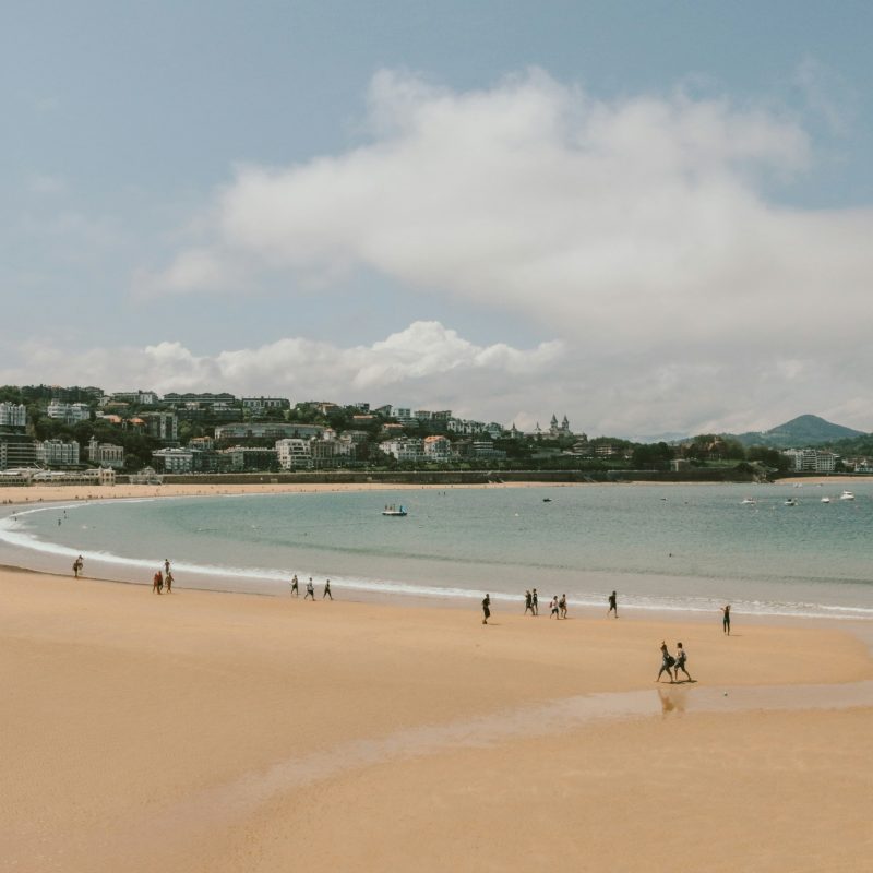 View of La Concha Beach in San Sebastián, a must-see spot for anyone exploring the city in 2 days